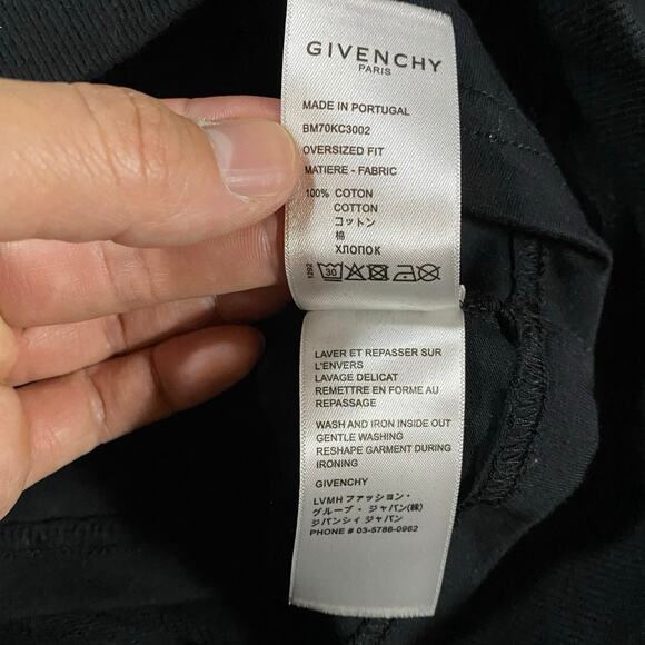 Givenchy Distressed-effect Shirt Lined Drawstring Hoodie - L - Picture 5 of 7
